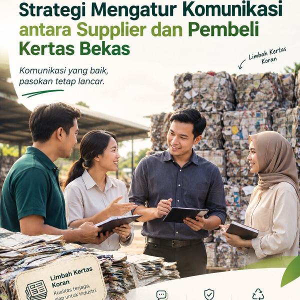 Ketika Volume Pasokan Berubah: Strategi Mengatur Komunikasi antara Supplier dan Pembeli Kertas Bekas